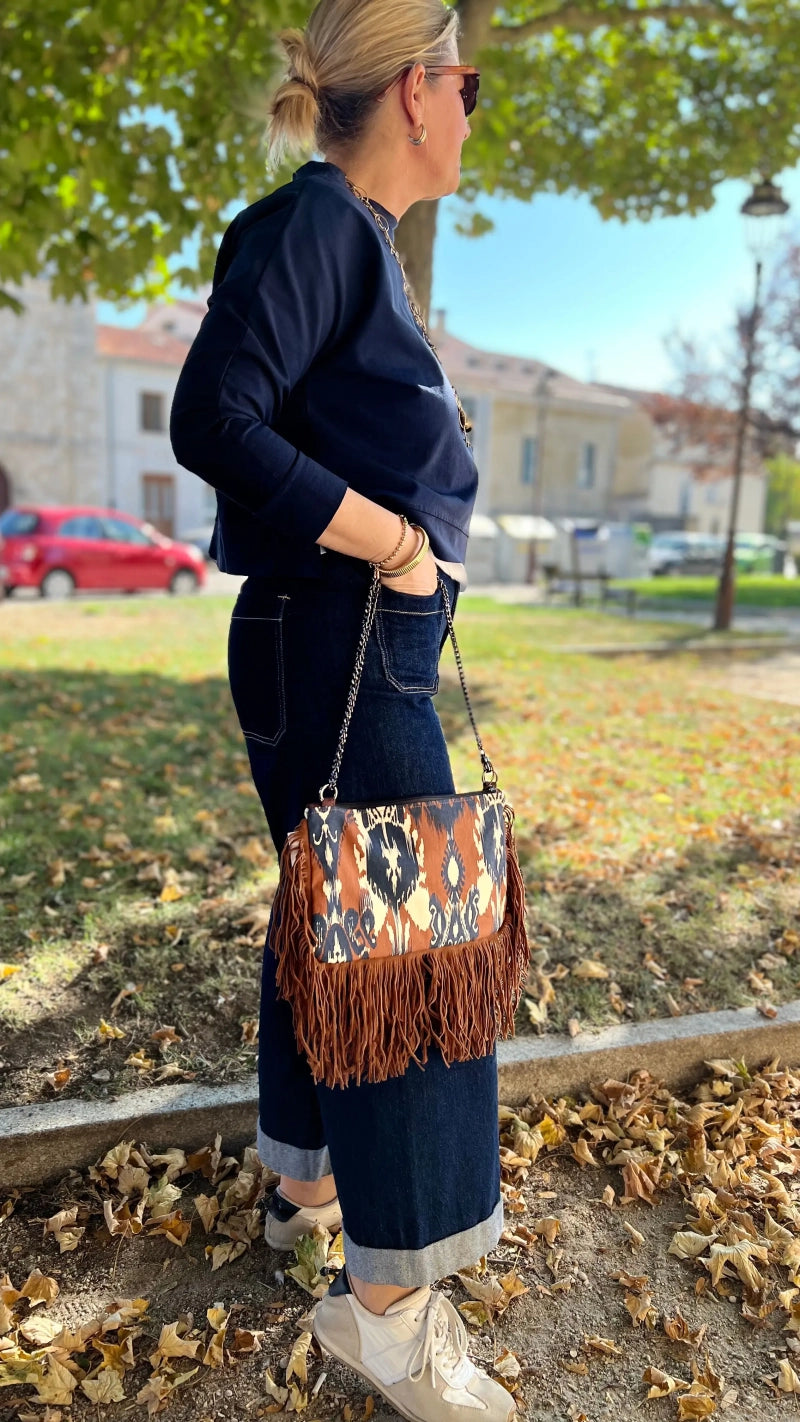 Carboneras ikat y flecos