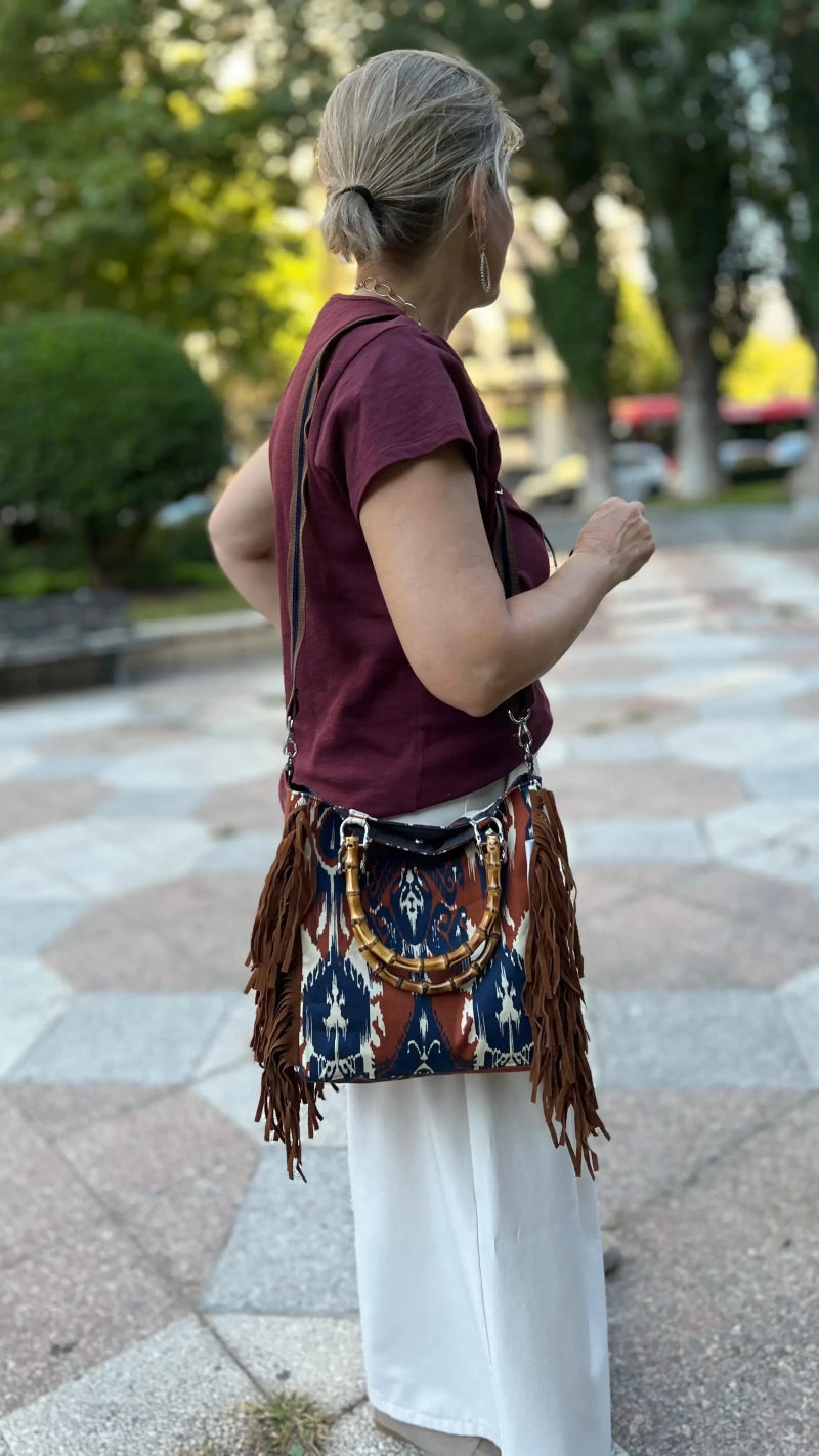 Salinas Ikat y flecos